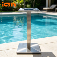Pieds de table en métal de qualité commerciale fabriqués en Chine, pieds de table à café robustes, bases de table en aluminium pour table à manger