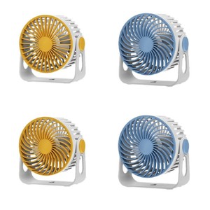 Mini Desktop Fan 12 In Rechargeable Portable Clip On For Dormitory Use With Brushless Motor And 5V Battery Power - Product Image 3