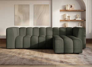 Canapé d'angle <span class=keywords><strong>réversible</strong></span> moderne et minimaliste en tissu éponge pour salon - Product Image 2