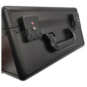Factory Hot Sale Custom <b>Lock</b> <b>TSA</b> Aluminum Alloy ABS Card Box for Graded Card Display Table Game & Star Player Storage - Product Image 2