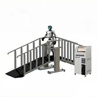 Station de test d'escalade robotisée, équipement d'essai d'escalade, spécifications d'escalade personnalisables, contrôle PLC, garde-corps anti-chute