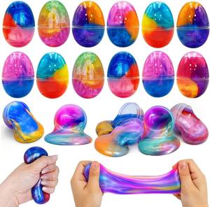 JITENG 36 Pack Galaxy <span class=keywords><strong>Slime</strong></span> Ball Non-Adhésif Anti-Stress Jouets <span class=keywords><strong>Slime</strong></span> Fournitures <span class=keywords><strong>Slime</strong></span> Transparentes Croustillantes - Product Image 1