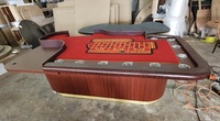 YH Deluxe Table de Club de Poker à Roulette de haute qualité avec jambe Stable