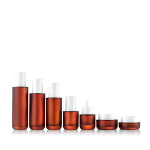 Nouvel ensemble de voyage cosmétique pour lotion et sérum, emballage en verre, pot vide pour crème 30g - Product Image 4