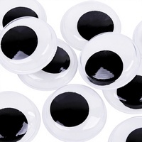 Vente en gros de gros yeux mobiles en PVC pour poupées en peluche kawaii, yeux ronds 3D géants pour la fabrication artisanale DIY