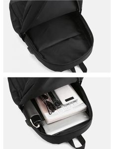 Custom <b>Backpack</b> Brand Casual Simple Travel Large Capacity Computer Laptop Schoolbag Men's <b>Backpack</b> Charge Trend <b>Backpack</b> - Product Image 6
