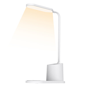Lampe de bureau LED multifonctionnelle HiTao avec porte-stylo et chargeur sans fil rapide 15W - Lampe de table réglable pour le bureau et la maison - Product Image 6
