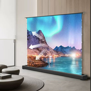 Proyector láser 4K en 120 ''Floor Rising Alr Pantalla de proyección electrónica Floor Rising Tab Tensión Pull up Pantalla de proyector - Product Image 6