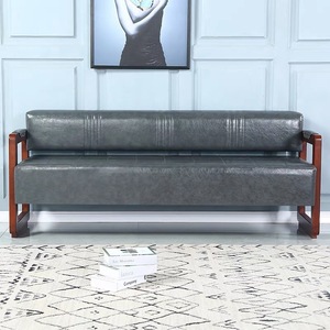 Muebles para <span class=keywords><strong>Sala</strong></span> <span class=keywords><strong>de</strong></span> <span class=keywords><strong>Espera</strong></span>, Estructura Metálica Dorada, <span class=keywords><strong>Sillas</strong></span> Dobles <span class=keywords><strong>de</strong></span> Cuero para Hospital, Aeropuerto, <span class=keywords><strong>Sala</strong></span> <span class=keywords><strong>de</strong></span> <span class=keywords><strong>Espera</strong></span> Pública, Barbería - Product Image 5