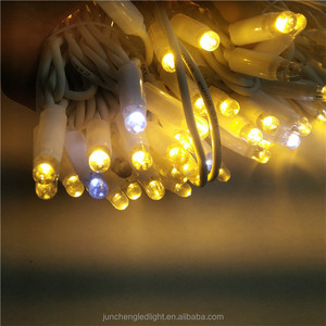 Kabel karet putih, 10m/20m/30m dapat terhubung luar ruangan tahan air natal hangat tali peri lampu Led - Product Image 2