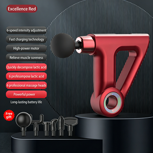 Bulk Order LED Atmosphere Light 6 Speeds <strong>Masager</strong> Electric Massager Body Gun Massager Body Massager Gun for Home Relaxation Use - Product Image 3
