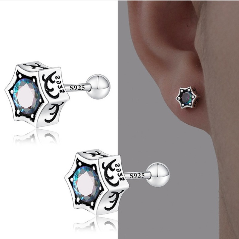 Metal Flower Pearl Earrings New Niche