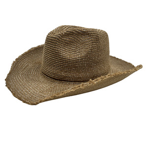 <span class=keywords><strong>2025</strong></span> OEM sang trọng Bán buôn phụ nữ phụ nữ tùy chỉnh Fedora Panama mặt trời mùa hè sombrero cao bồi bãi biển phụ nữ Raffia mũ rơm - Product Image 1