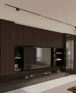 Haute qualité Fabrication en Chine Unité murale Meuble Tv Design moderne Dernier design Meuble Tv Salon Support Tv Cabinet Design - Product Image 1