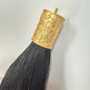 Borla Decorativa China Personalizada de Diseño 2026 con Logotipo, Borla con Extremo de Cordón Metálico <span class=keywords><strong>para</strong></span> Prendas, Cortinas y Decoración - Product Image 4