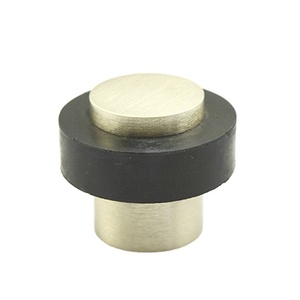 Vente chaude, butée <span class=keywords><strong>de</strong></span> <span class=keywords><strong>porte</strong></span> ronde en acier inoxydable massif au <span class=keywords><strong>design</strong></span> moderne pour hôtels et applications en caoutchouc - Product Image 1