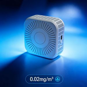 Monitor de Aire Inteligente Tuya WiFi Zigbee Seis en Uno, Detector de PM2.5, Formaldehído, VOC, CO2, Temperatura y Humedad - Product Image 4
