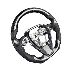 Volante de Cuero y Fibra de Carbono con Botones para <span class=keywords><strong>Toyota</strong></span> Corolla <span class=keywords><strong>Camry</strong></span> <span class=keywords><strong>Xse</strong></span> Se 9th Hybrid <span class=keywords><strong>2018</strong></span> 2021 2022 2023 2024 2025 2026 - Product Image 3