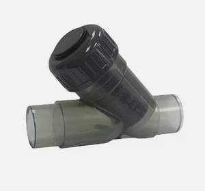 + <span class=keywords><strong>GF</strong></span> + <span class=keywords><strong>PVC</strong></span>-<span class=keywords><strong>U</strong></span> transparent/EPDM 304 clapet anti-retour de siège d'angle 3/4 "NPT anti-retour résistant à la corrosion pour les systèmes chimiques et d'eau - Product Image 1