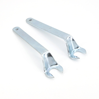 Clé professionnelle chromée réglable pour tête de sprinkler dissimulée, clé à molette et outil de manchon pour l'installation anti-incendie