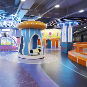 Equipo de Juegos Interior de Plástico para Bebés, <span class=keywords><strong>Parque</strong></span> de Diversiones Interior con Piscina de Pelotas para Eventos Escolares - Product Image 3