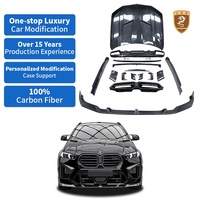 Kit de Carrocería Estilo Lar-T para BMW X6M F96 LCI 2024-2025, Alerón Delantero, Difusor Trasero, Puntas de Escape, Faldones Laterales, Alerón de Capó, Mejora Exterior