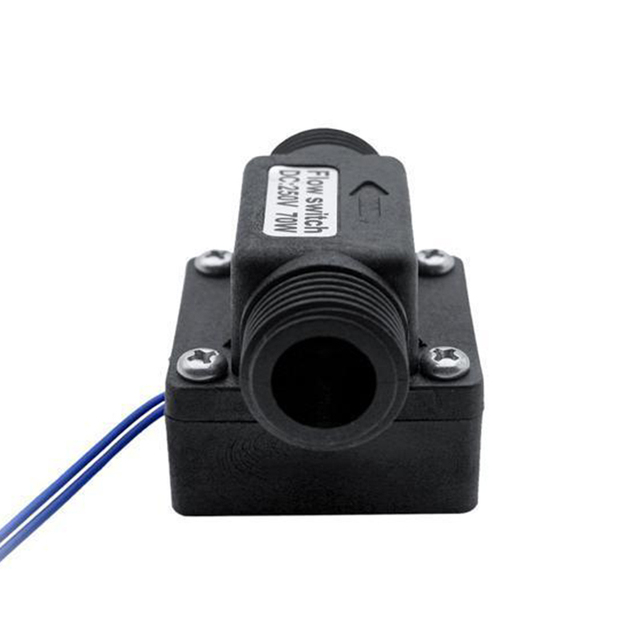 Most Popular G3/4" 10W Normally Open Nylon Plastic Flow Switches 60 Degrees Water Flow Switch Price Chiller Flow Switch