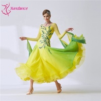 Robe de bal de compétition de danse de salon Yundance B-19567, nouvelle norme nationale, en vente