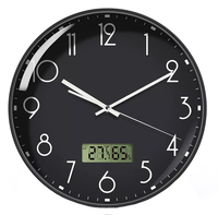 Horloge murale numérique électronique à affichage silencieux, style vintage antique, best-seller, nouvelle collection, décoration intérieure