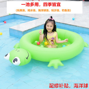 Inflatable Ladybug Ball Pit For Kids Outdoor Play Pool With Ocean Balls 3-6 Years Old PVC Round Shape Home Use - Product Image 4