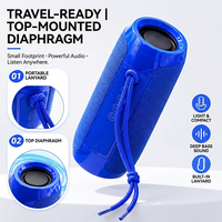 Mini haut-parleur portable étanche pour le cyclisme, les voyages en plein air, les aventures, avec basses puissantes et sangle de transport, idéal pour les voyages