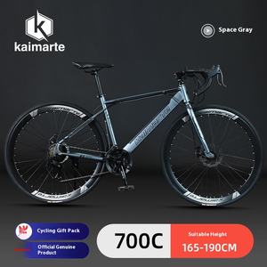 Bicicletas de carretera, planos de bicicleta, Manillar curvo, frenos de disco, velocidad variable para hombres y mujeres adultos, conducción ligera - Product Image 5