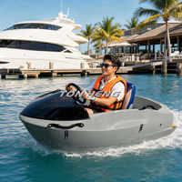 Kart aquatique électrique à grande vitesse pour 2 personnes, utilisation en lac, jet ski, bateau