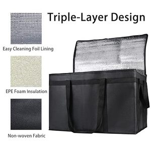 Bolsa Térmica Aislada para Entrega XXL/XXXL para Doordash, Porta Pizza Fría/Caliente con Forro de Espuma de Poliestireno, Canadá - Product Image 5