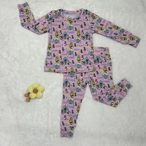 Pigiami Personalizzati per Bambini, Pigiami a Maniche Lunghe, Abbigliamento per Bambine, Set Personalizzati in Bambù, <span class=keywords><strong>Vestiti</strong></span> per Bambini - Product Image 2