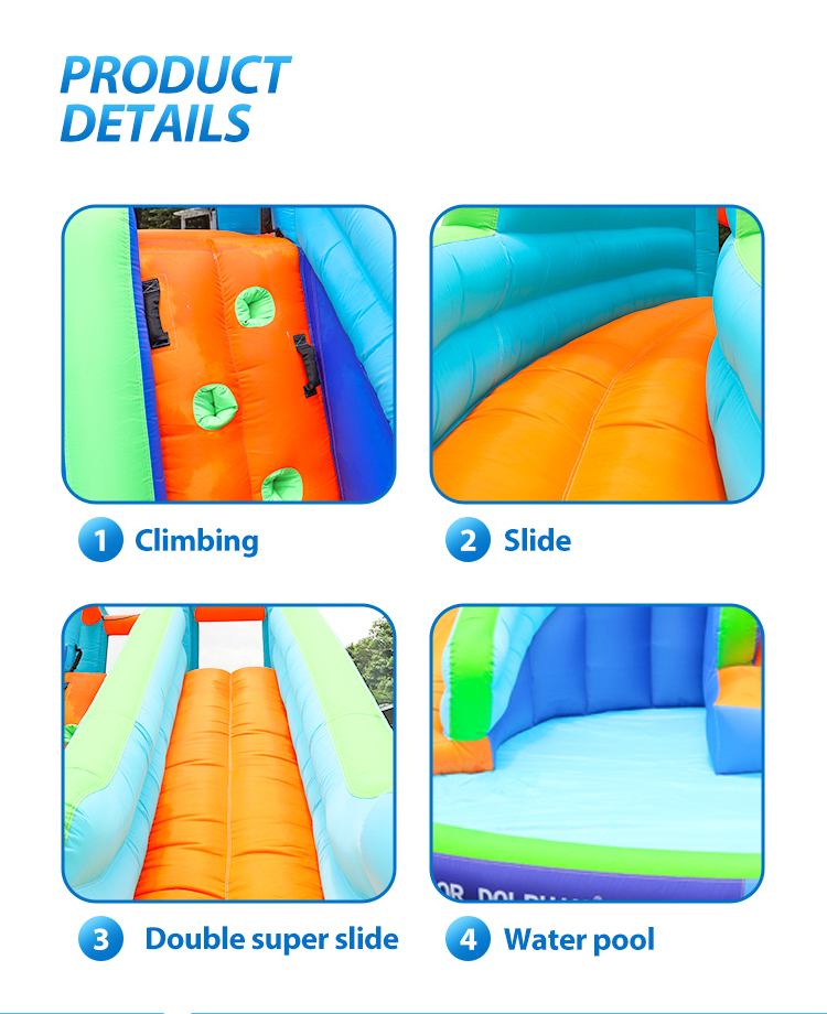 Best Price New Promotion Customization PVC Inflatable Hippo Water Slide Supplier in China
