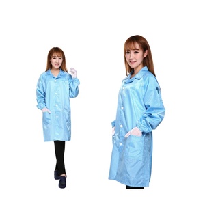 LN-1560101 Giá Cả Cạnh Tranh Quần Áo ESD Quần Áo Chống Tĩnh Điện Áo Khoác Phòng Sạch Smock - Product Image 2