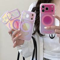 Coque magnétique à dégradé de couleurs pour iPhone 18, compatible iPhone 17, 16, 15, 14, 13 Pro Max – Accessoires de téléphone avec livraison gratuite et chargement sans fil