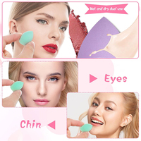 Éponge de maquillage en latex sans latex, mini, en gros, de couleur écologique, douce, pour le visage, de la marque DIAS, avec flacon