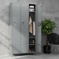 Grand casier métallique pour bureau commercial, salle de sport, entrepôt, école – Organiseur en acier robuste et durable