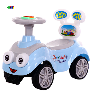 Coche deslizante giratorio para niños, de cuatro ruedas, con empuje manual, para equilibrio y deslizamiento, para sentarse, juguete andador para bebés de 1 a 3 años - Product Image 3