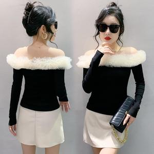 Conception originale printemps nouveau sans bretelles Sexy <span class=keywords><strong>Chic</strong></span> fleurs mode à la mode petite chemise moelleux grande dentelle T - Product Image 4