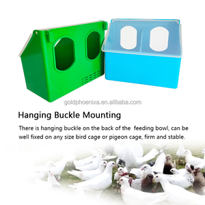 เครื่องให้อาหารนกพิราบอัตโนมัติ ZYC PH132 แบบ 2 ช่อง ทำจากพลาสติก - Product Image 5