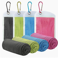 Serviette rafraîchissante en microfibre avec logo personnalisé, séchage rapide, pour la gym, le sport, la course à pied, le yoga, les activités de plein air