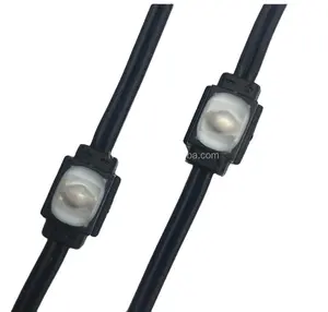 24V SMD 2835 ống kính Kích thước nhỏ tiêm không thấm nước nhấp nháy xe bên ánh sáng chuỗi Flash dấu hiệu nhấp nháy Mini RGB LED mô-đun