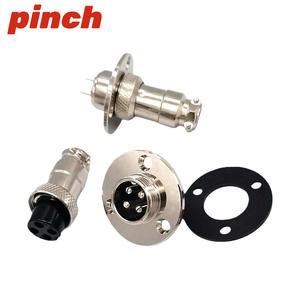 Pinch Gx16 Flange Socket Aviation <b>Plug</b> Male Female Fixed M16 Panel Mount 2 <b>Pin</b> <b>3</b> <b>Pin</b> 4 <b>Pin</b> 5 <b>Pin</b> - Product Image 3