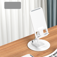 Le plus récent support de tablette de téléphone portable en aluminium de bureau pliable Anti-secousse 360 support de téléphone portable rotatif pour iphone pour ipad