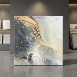 400x400mm Glossy Ceramic Floor Tile Heat Resistant Anti-Slip Porcelain Outdoor Parking Tile 16x16 - Product Image 1