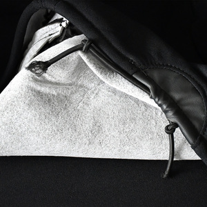 Coprisedile da Corsa in Pelle Scamosciata Nera TIYPEOR - Product Image 4