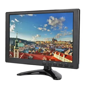 מאוד זול צג 10.1 אינץ HD 1080P שולחן העבודה CCTV BNC VGA צג מחשב